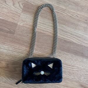 Kate Spade Faux Fur Cat Crossbody